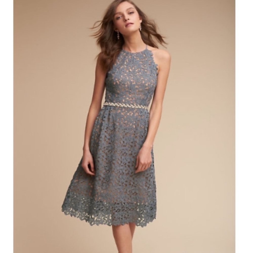 Hitherto James Gray Lace Dress